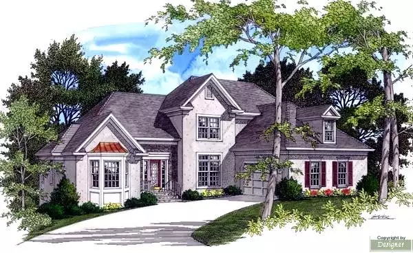 image of traditional house plan 7621